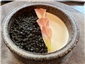 savoury custard with caviar